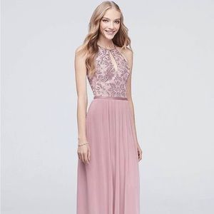 Size 8 petite Bridesmaids dress purchased at David’s Bridal. Worn once TTS